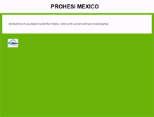 Tablet Screenshot of prohesi-mexico.com